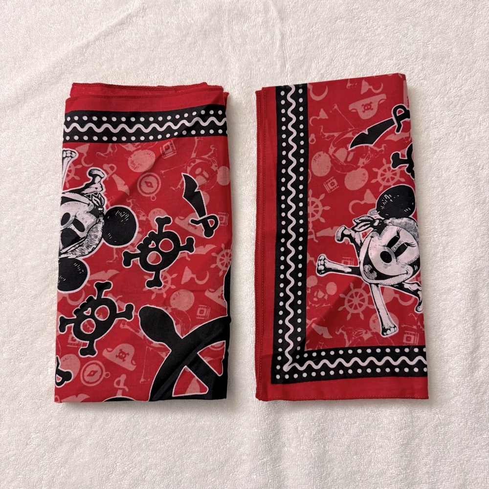 Disney Cruise Line Pirate Bandanna - Set of 2